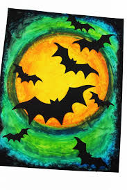 Maybe you would like to learn more about one of these? Oil Pastel Bat Silhouette Art Arty Crafty Kids