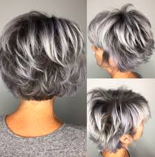 It also blends into the graduation without feeling too harsh on your hairline. How To Take Care Of Winter Hair Gray Hair Highlights Short Hair Wigs Short Hair Styles