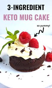 Best Ever 3 Ingredient Keto Mug Cake Recipe Keto Mug Cake Low Carb Recipes Dessert Keto Chocolate Mug Cake