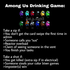 Among Us Drinking Game In 2020 Drinking Games Drinking Haha Funny