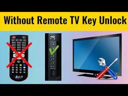As i had lost my tv remote but i am operating it with side panel of led. Unlock Led And Lcd Tv Key Lock Without Remote Control Without Remote Tv Key Unlock Youtube