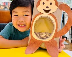 Feed the Animals, Animal Preschool Printable, Preschool Learning, Preschool  Printables, Preschool Activity, Elephant Learning