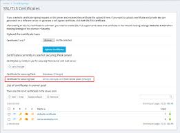 How To Configure A Secure Connection When Setting Up A Plesk Email Account In An Email Client Plesk Help Center