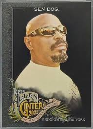 Sen Dog. of Cypress Hill 2022 Topps Allen & Ginter #255 Black