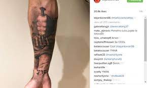 Get notified when shortfic  tattoo is updated. Liverpool Defender Dejan Lovren Shows Off His Latest Tattoo Ahead Of Merseyside Derby Daily Mail Online