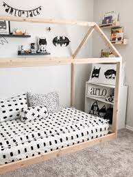 Diy Montessori Floor House Bed Chambre Bebe Garcon Lit Enfant Bas Lit De Sol