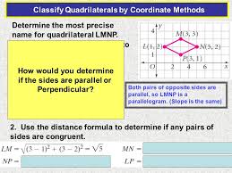 Section 6 1 Classify Quadrilaterals Spi 32a Identify Properties Of Plane Figures From Information Given In A Diagram Objectives Ppt Download