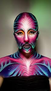 Beautiful Kooza makeup that I did