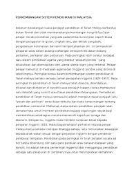 Perkembangan sistem pendidikan di malaysia. Jurnal Pendidikan Agama Jurnal Sistem Pendidikan Di Malaysia