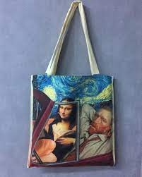 Pisman Degiliz Vincent Vincentvangogh Monalisa Bezcanta Totebag Canta Istanbul Istiklalcaddesi Atlaspasaji Kosti Ted Baker Icon Bag Tote Bag Bags