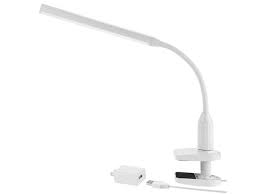 It is a table clamp on working light and is handy. Torchstar 5w Dimmable Flexible Study Clamp Desk Lamp With 26 Leds Usb Powered Eye Care Touch Sensitive Light Memory Function 4000k Cool White Etl Listed Power Adapter 30 000hrs Lifespan White Newegg Com