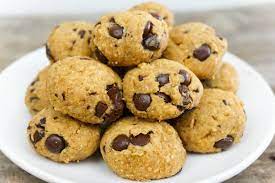They are just as tasty and simply the best cookie recipe made without eggs. The Tasty K Chocolate Chip Cookie Bites Http Thetastyk Com Protein Chocolate Chip Cookies Chocolate Chip Cookies Healthy Chocolate Chip Cookies