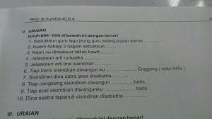 Soal terdiri dari 50 nomor pilihan ganda, dilengkapi kunci jawaban dan dapat didownload secara gratis dalam bentuk file pdf. Tolong Dong Aku Gangerti Bahasa Sunda Hehe Brainly Co Id
