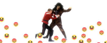 Image result for captain kirk throws finger