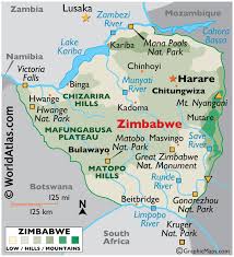 The source of the river is located in zambia. Zimbabwe Maps Facts World Atlas