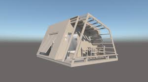 Glamping Unit Mobile Home 3d Model 3d Model Mobile Home Glamping 3d Model