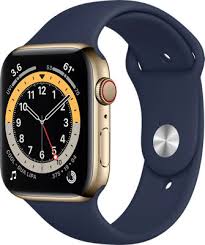 These days, you may be able to find it on a secondary. Apple Watch Series 6 Gps Cellular 44mm Gold Stainless Steel Case With Sport Band In Deep Navy