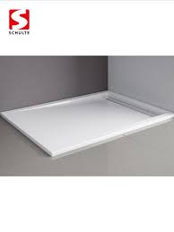 Schulte Duschwanne Extra Flach Mit Rinne Rechteck 70 Mm Chromoptik Oder Alpinweiss In 2020 Duschwanne Dusche Ablaufrinne