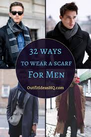 Shop designer men's scarves from john varvatos featuring rich fabrics such as silk & cashmere in a variety of patterns including our iconic flag scarf. 32 Masculine Ways To Wear A Scarf For Men Outfit Ideas Hq