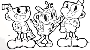 Cuphead is a game in the class of arcade and activity in the style of the 30s. Magical Coloring Box Cuphead Coloringpages Youtube