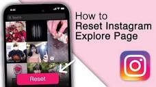 How to Reset Instagram Explore Page in 2024 - YouTube