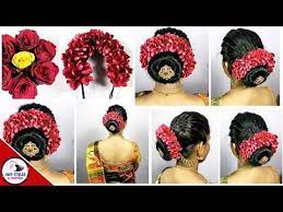 South Indian Wedding Guest Hairstyles Kerala Hairstyle With Flowers Hairstyles And Fas Wedding Guest Hairstyles Hairstyles Kerala Indian Wedding Hairstyles