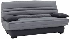 Banquette Lit Clic Clac Dallas Tissu Gris Clair Tissu Gris Banquette Lit Dimension Canape