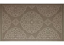 Kitchen rugs and mats not only help to keep the floor clean in high use and high traffic areas, they add another layer of comfort, cushioning your feet as you prepare great meals or wash. Entry Mats Or Kitchen Mats With Decorative Medallion And Non Slip Back