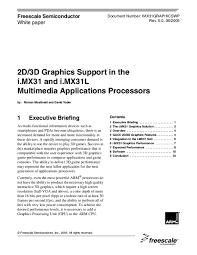 Freescale semiconductor salaries are collected from government agencies and companies. Pdf 2d 3d Graphics Support In The I Mx31 And I Mx31l Multimedia Applications Processors Roman Mostinski Academia Edu