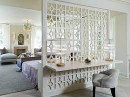 These ideas fill the bill: 17 Creative And Beautiful Space Limiting Design Ideas Decorative Room Dividers Living Room Divider Modern Room Divider