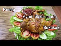 Resep Ayam Bakar Madu Bekakak Youtube Food Pork Chicken