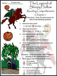 Halloween Activities The Legend Of Sleepy Hollow Activity Packet Color Version