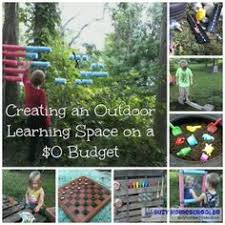 Creating An Outdoor Learning Space For Free Or Frugal Outdoor Learning Spaces Outdoor Learning Outdoor Play Spaces