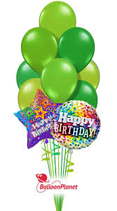 Pick from our selection of rose gold, gold, or silver foil number balloons and letter balloons. Fave Colors Green Mix Birthday Balloon Bouquet 12 Balloons Balloon Delivery By Balloonplanet Com