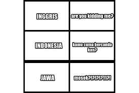 Gak Ribet 10 Meme Kocak Bukti Bahasa Jawa Itu Simple
