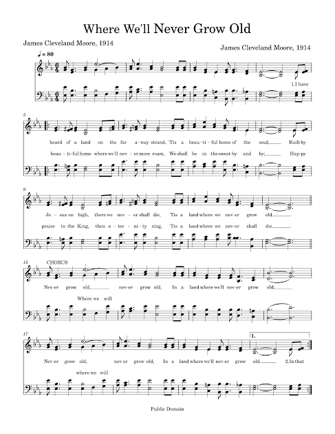 Where We'll Never Grow Old Sheet Music for Piano (Piano Duo) | MuseScore.com