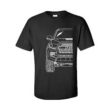 Tacoma Outline Work Hard Play Harder T Shirts Tee Toyota Unisex Adult 16-21  4X 5X