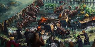 Skrewts Cause Havoc In A Care Of Magical Creatures Class Harry Potter Illustrations Harry Potter Fan Art Harry Potter Anime