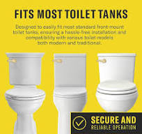 Qualihome Alça de vaso sanitário de montagem frontal, alça de descarga  universal para vaso sanitário, alavanca de vaso sanitário elegante, kit ...
