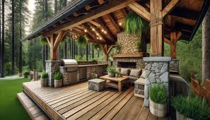 Backyard Covered Outdoor Kitchen Ideas