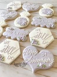 Anniversary Cookies 50th Anniversary Cookies Anniversary Cookies Wedding Cookies