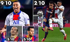 @marcalvarezcs @murvinarmoogum @guillaume2freit @bensjonathan @rufetmicka. Wargeyska Qiimeynta Adag Ee L Equipe Oo Hagraday Kylian Mbappe Halka Ay Dhulka Ku Jiideen Xiddigaha Barcelona Laacibnet Net