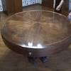 The ingenious robert jupe table mechanism enables a round table to grow in diameter from 60 to 84 by. 1