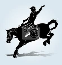 2019 | 13+ | 1 std. Vector Silhouette Eines Rodeo Reiter Fototapete Fototapeten Bronc Rancher Rodeo Myloview De