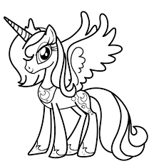 Huge collection of my little pony printable colouring pages online for free. Princess Celestia 5 Coloring Page Free Printable Coloring Pages For Kids