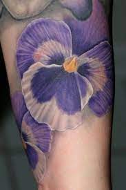 Pin By Rebecca Chettleburgh On Tattoos Violet Flower Tattoos Purple Tattoos Purple Flower Tattoos