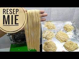 Resep Mie Enak Dan Kenyal Youtube