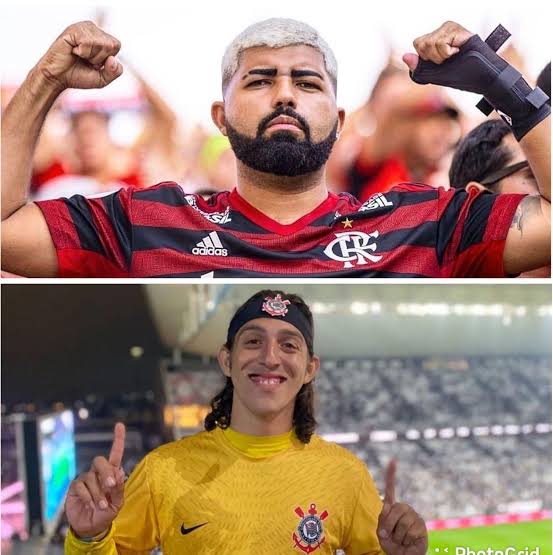 Sósias travam batalha na internet e apimentam o confronto entre Flamengo x Corinthians