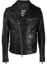 Emporio Armani Classic Biker Jacket In Brown Metallic Modesens Biker Outfit Armani Jacket Leather Jacket Style