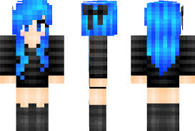 Minecraft Skins Pixeledme Minecraft Electric Blue Hair Minecraft Skin Minecraft My Bff